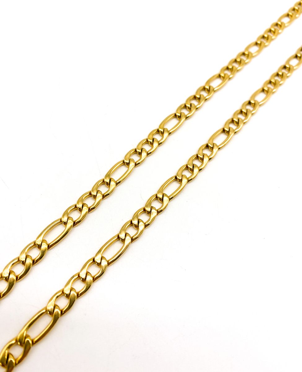 Men's Figaro Gold Chain, Daniel